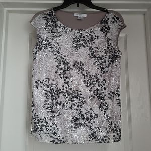 Liz Claiborne Sparkly Sequin Top.